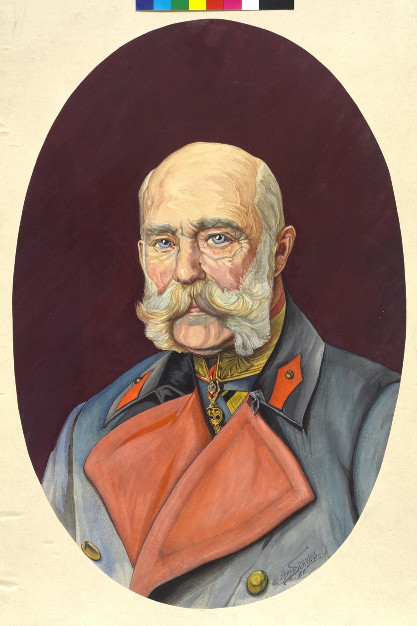 I. Ferenc József osztrák császár alkotó: August Schwab