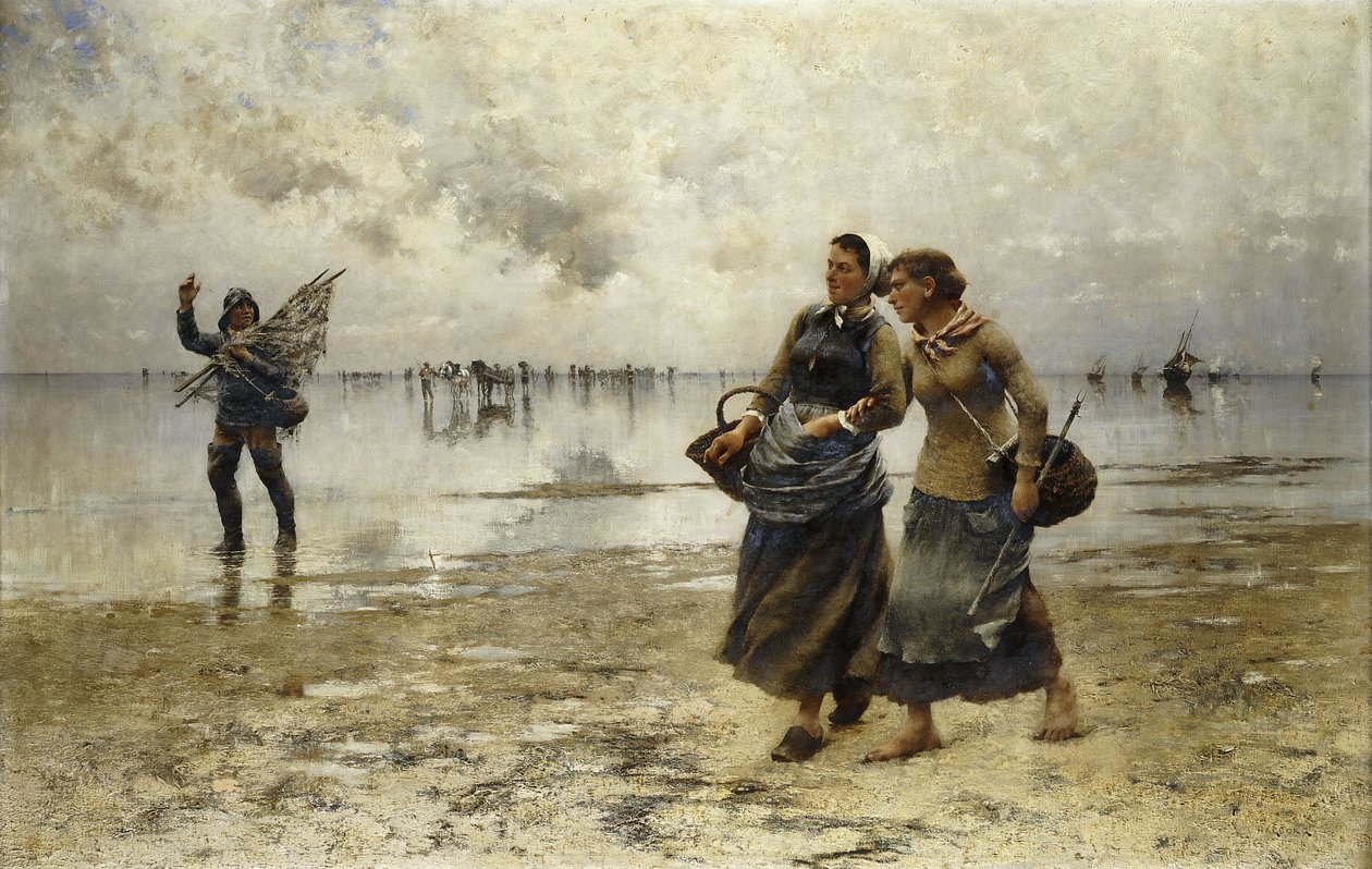 Apály, alkotó: August Wilhelm Nikolaus Hagborg