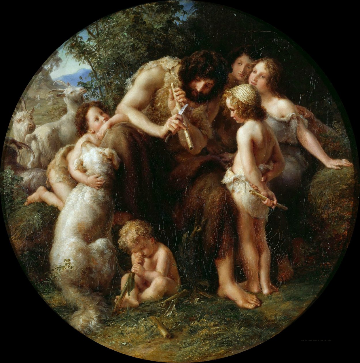 Jubal, a fuvola atyja, 1839. alkotó: August von Kloeber