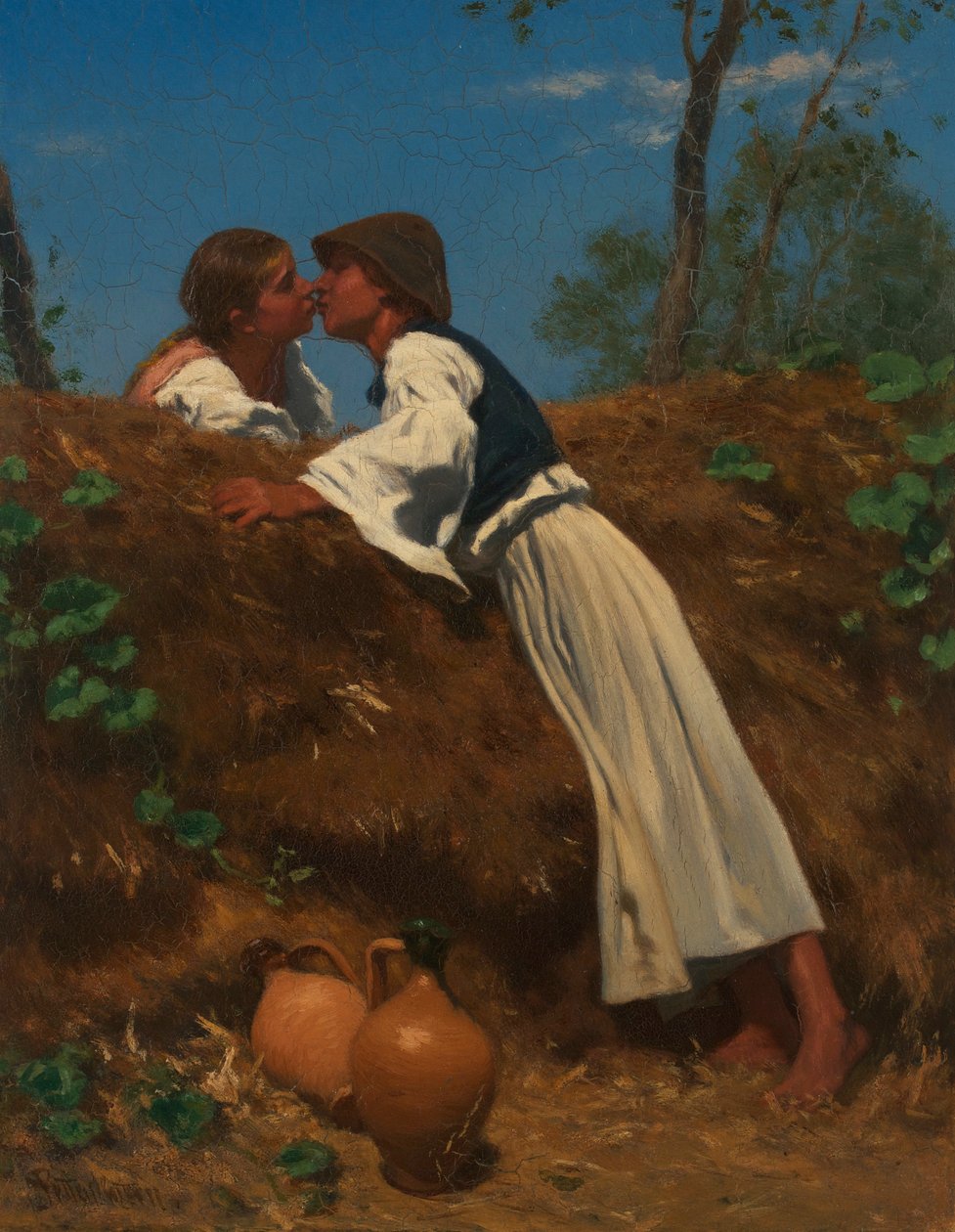 A csók II alkotó: August von Pettenkofen