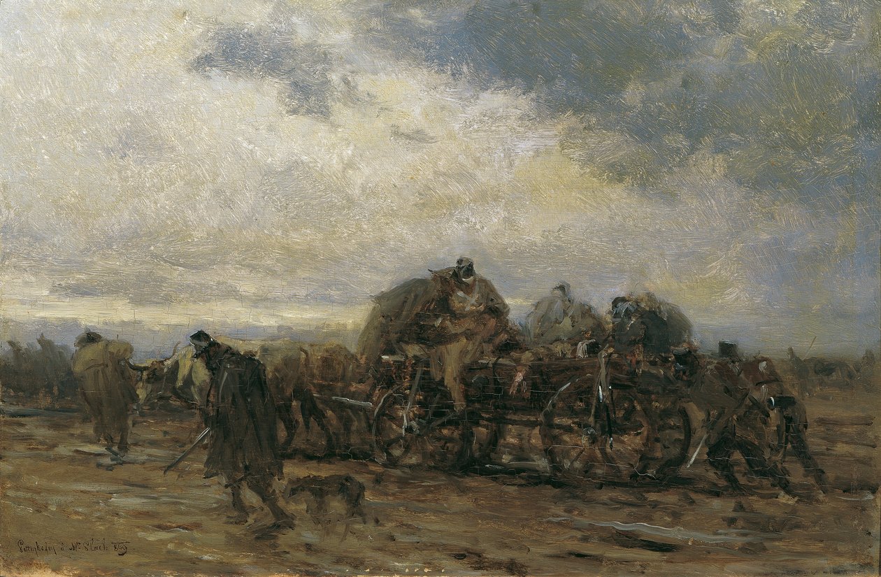 A sebesültszállító II alkotó: August von Pettenkofen