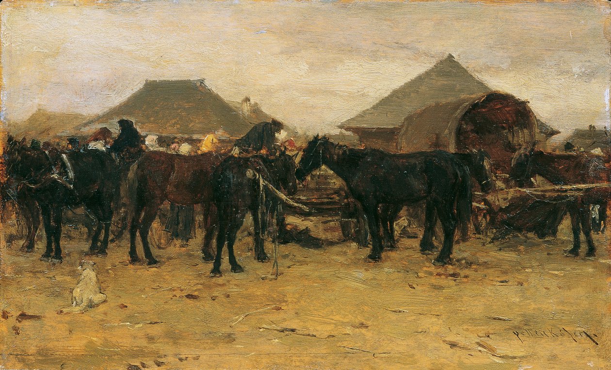 Lovaspiac Szolnok I alkotó: August von Pettenkofen