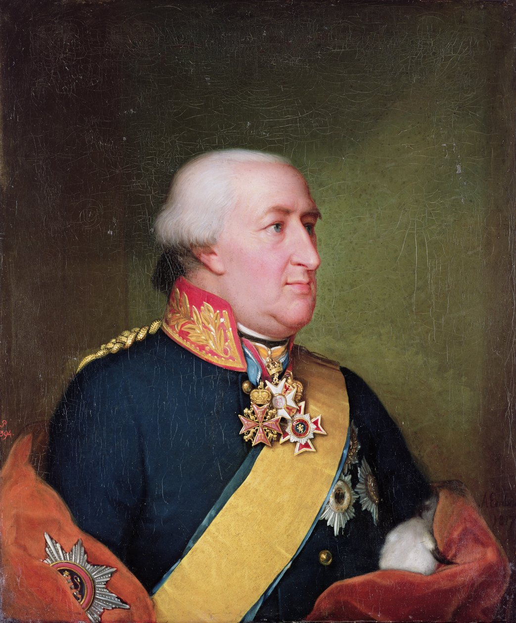 I. Vilmos hessen-kasseli választófejedelem (1743-1821), 1817 alkotó: August von der Embde