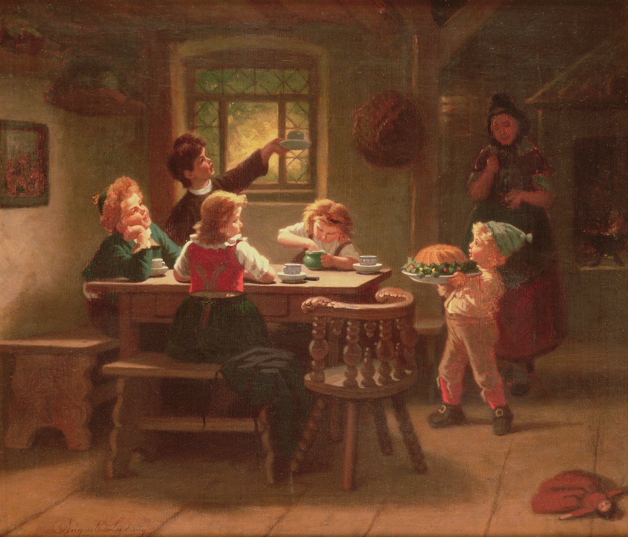 A születésnapi torta alkotó: Ludwig August or Louis August Schwiter