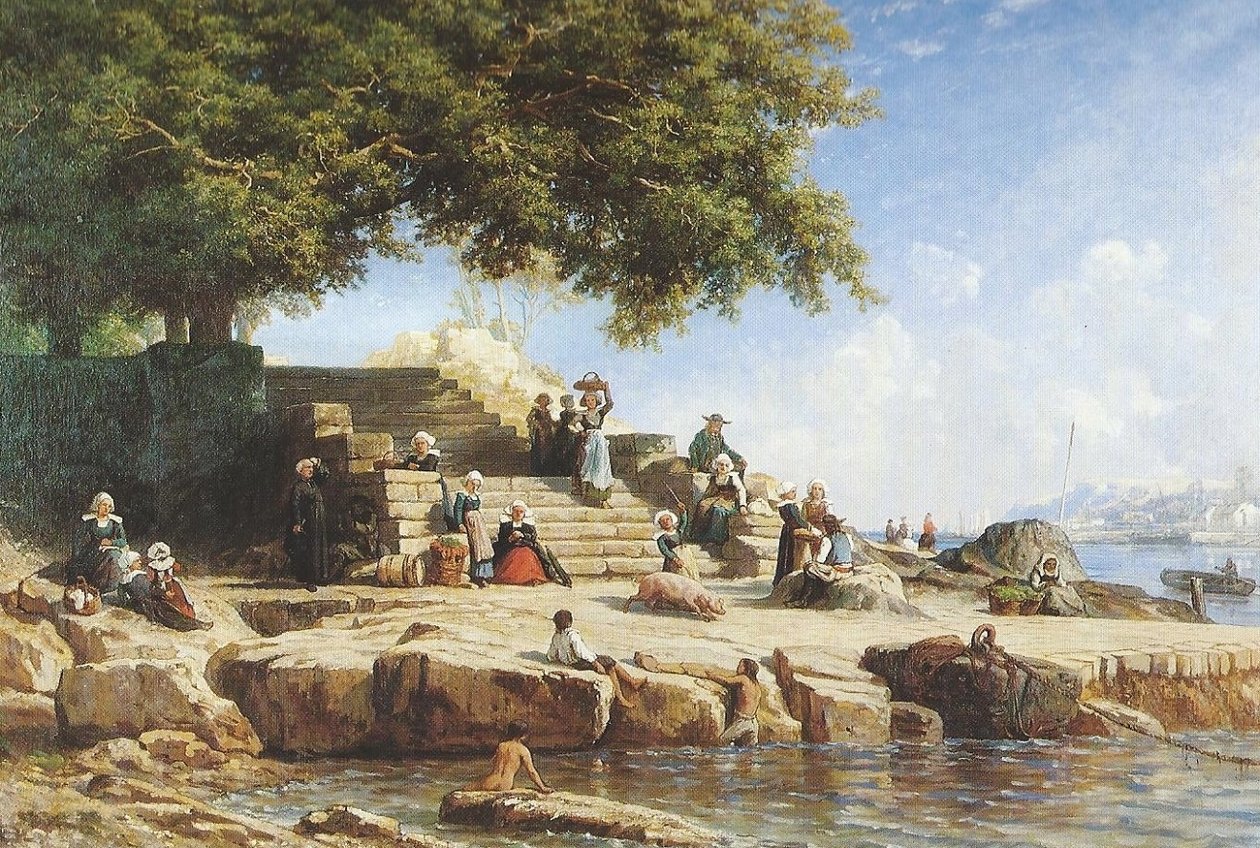 A komp átjárója Treboulba alkotó: Auguste Paul Charles Anastasi