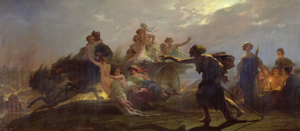 A nyomorúság szállítója, 1860 alkotó: Auguste Barthelemy Glaize