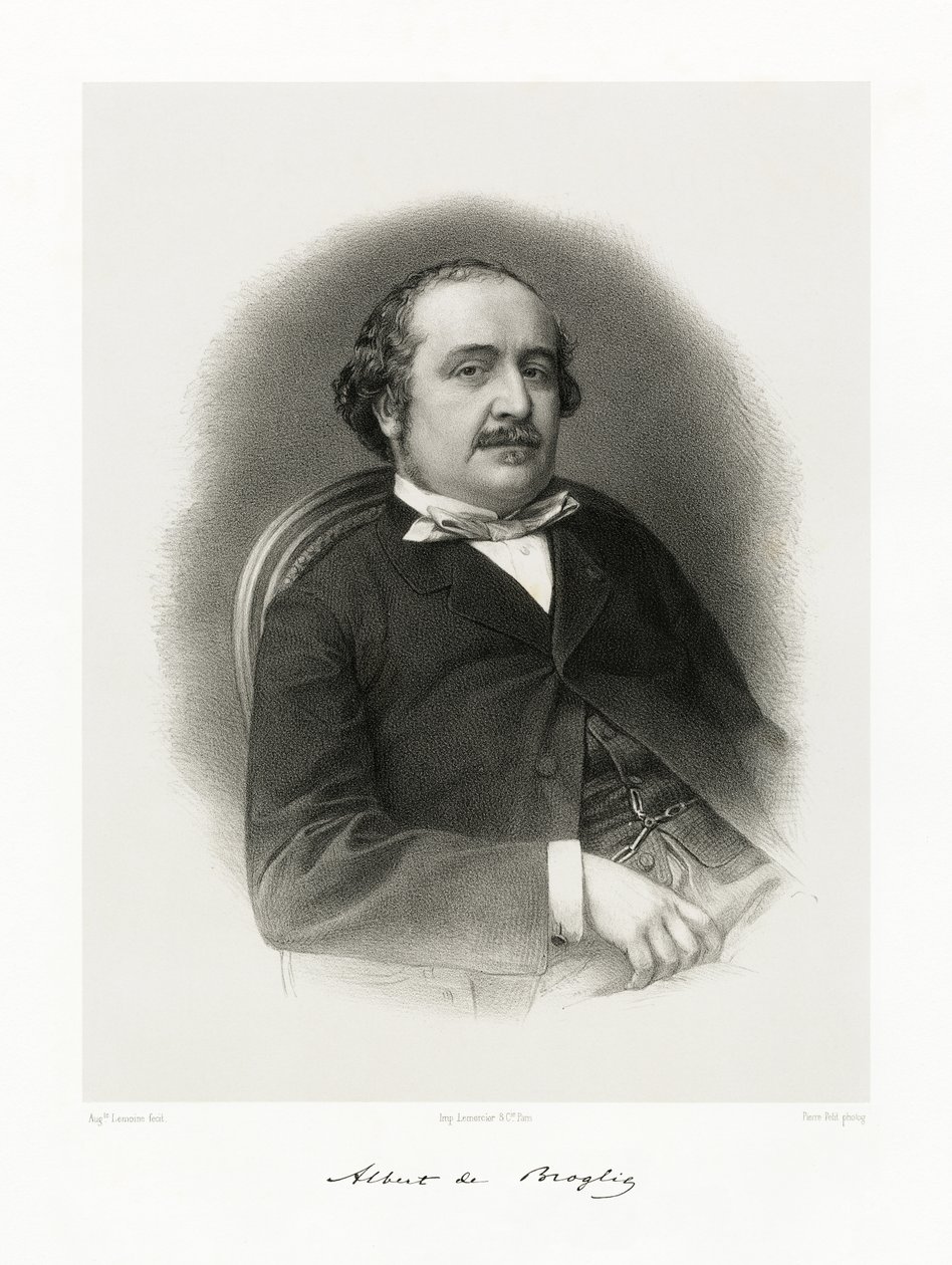 Jacques Victor Albert, de Broglie herceg, 1865-66 alkotó: Auguste Charles Lemoine
