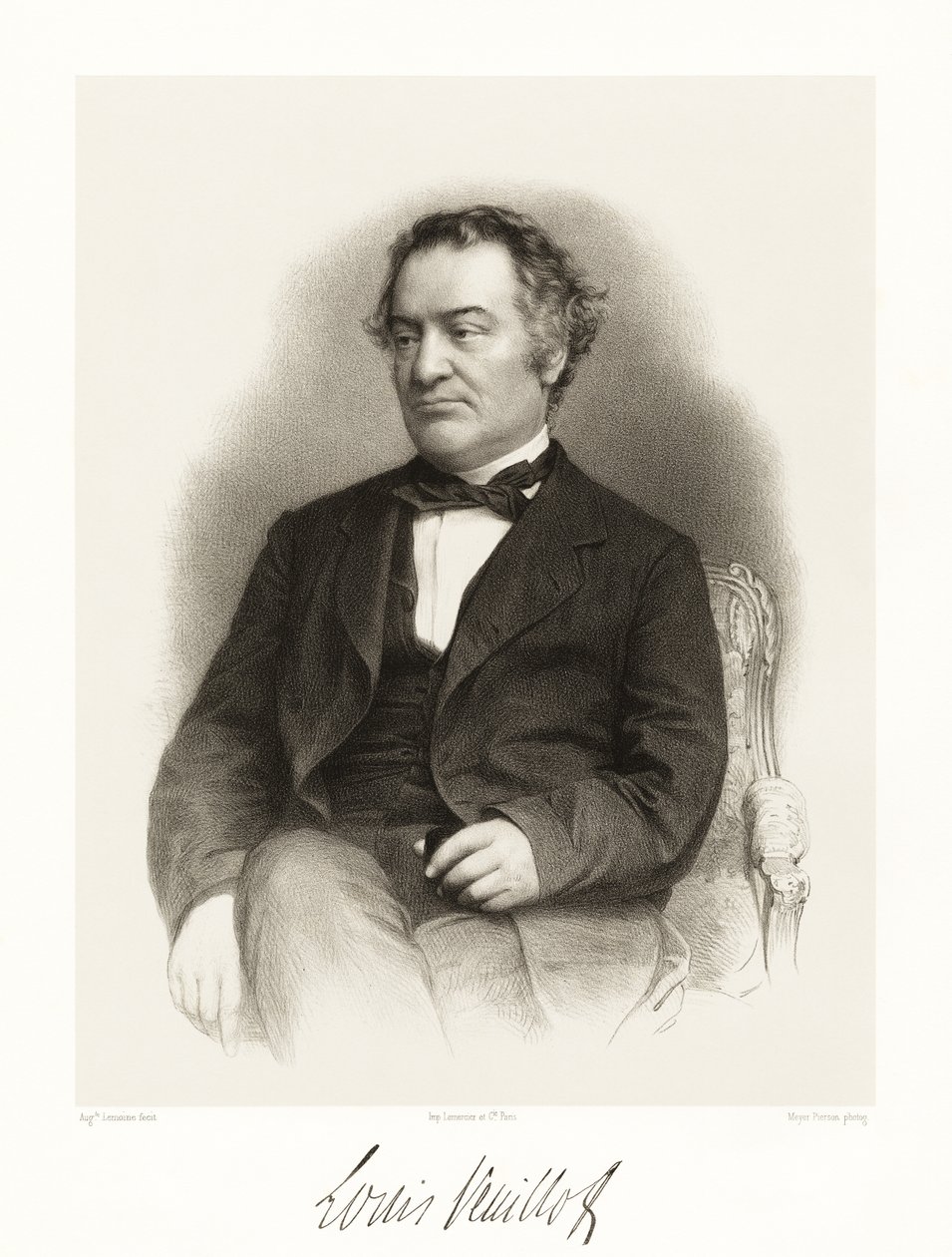 Louis Veuillot, 1865-66 alkotó: Auguste Charles Lemoine