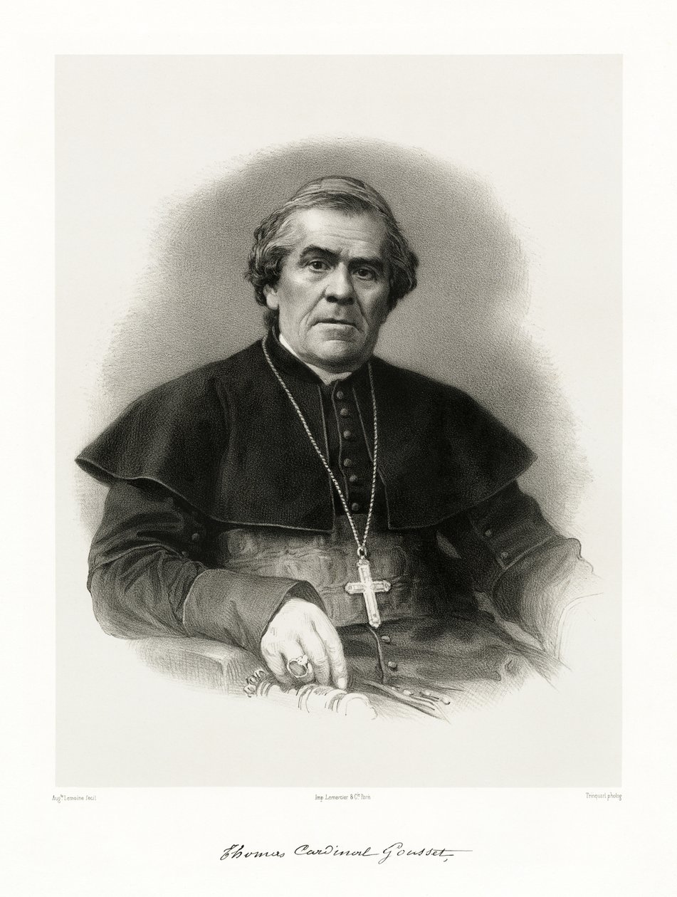 Thomas Marie Joseph Gousset, 1865-66 alkotó: Auguste Charles Lemoine