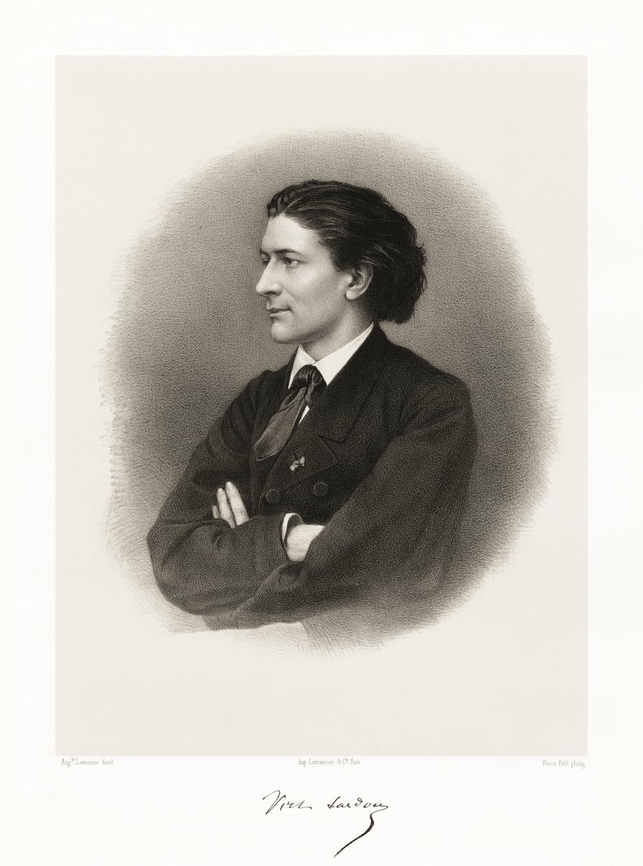 Victorien Sardou, 1865-66 alkotó: Auguste Charles Lemoine