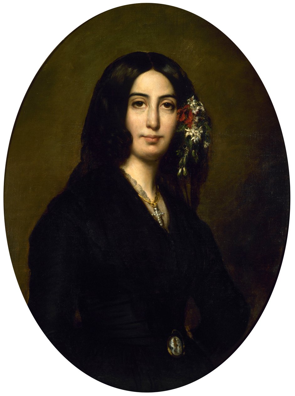 George Sand portréja alkotó: Auguste Charpentier