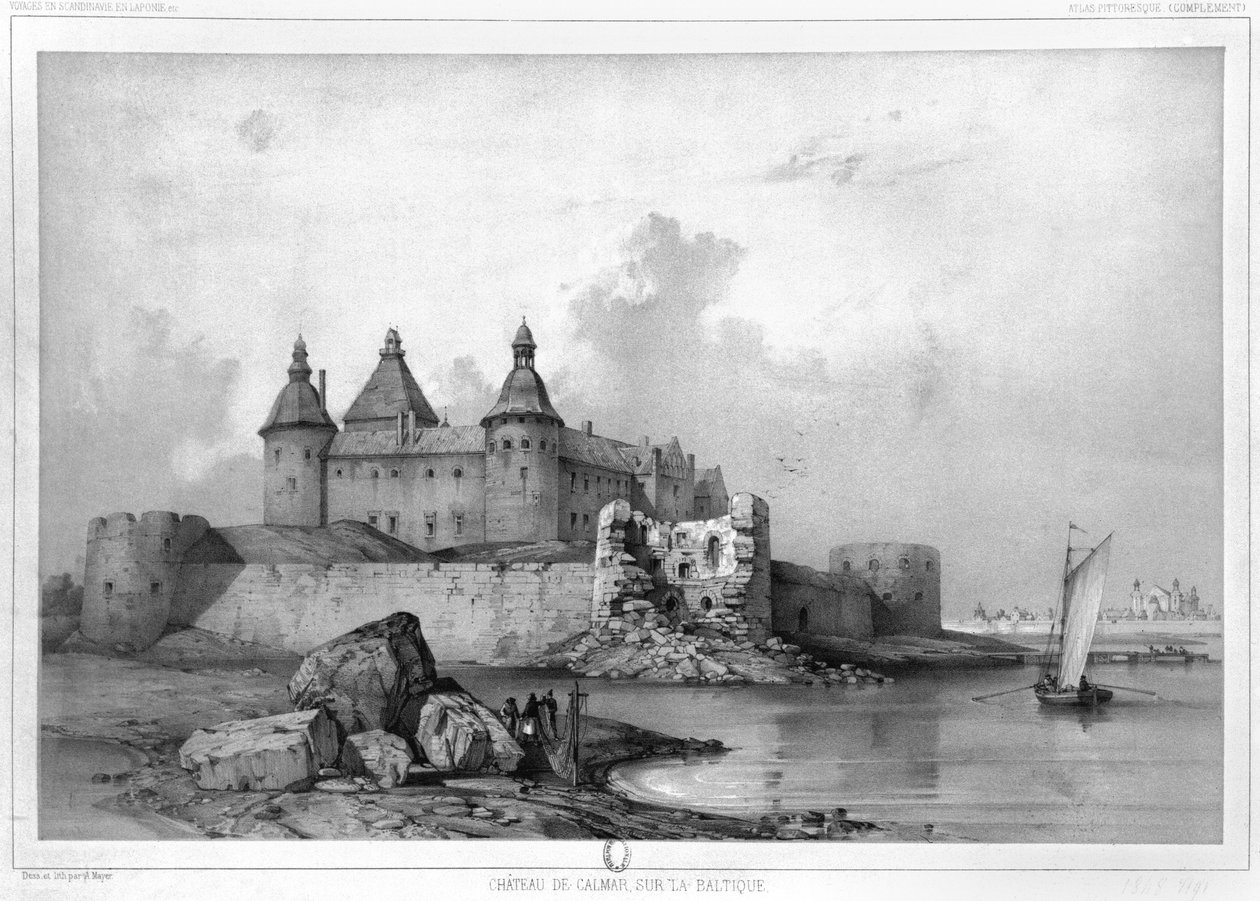Kalmar kastély alkotó: Auguste Etienne Francois Mayer