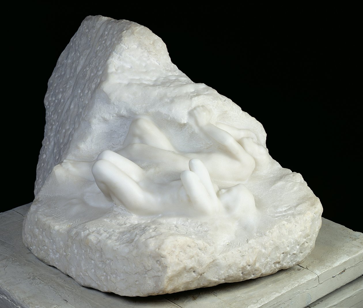 Ádám és Éva, 1905 (márvány) alkotó: Auguste Rodin