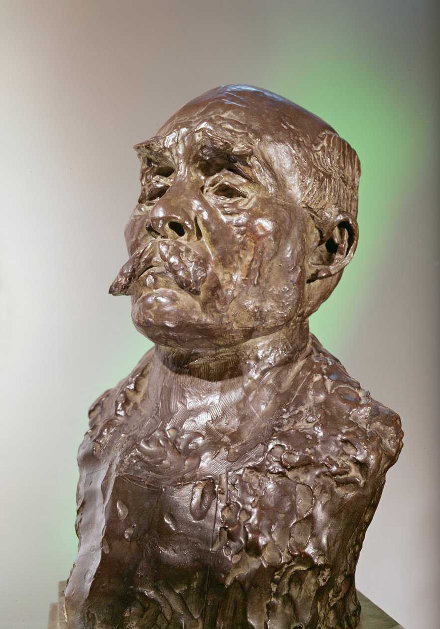 Georges Clemenceau mellszobra, 1911 (bronz) alkotó: Auguste Rodin