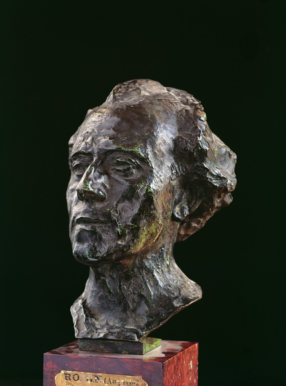 Gustav Mahler, 1909 (bronz) alkotó: Auguste Rodin