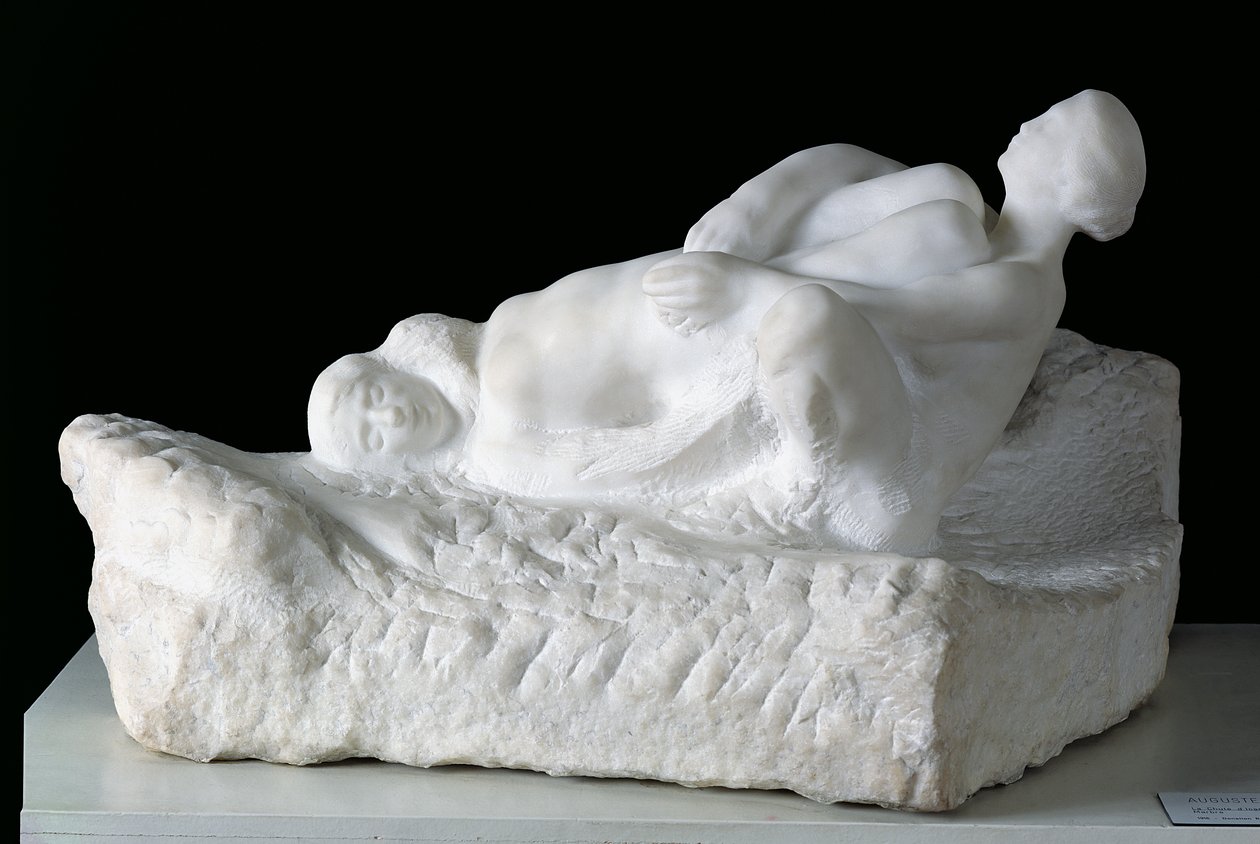 Icarus Falling, 1910 előtt (márvány) alkotó: Auguste Rodin