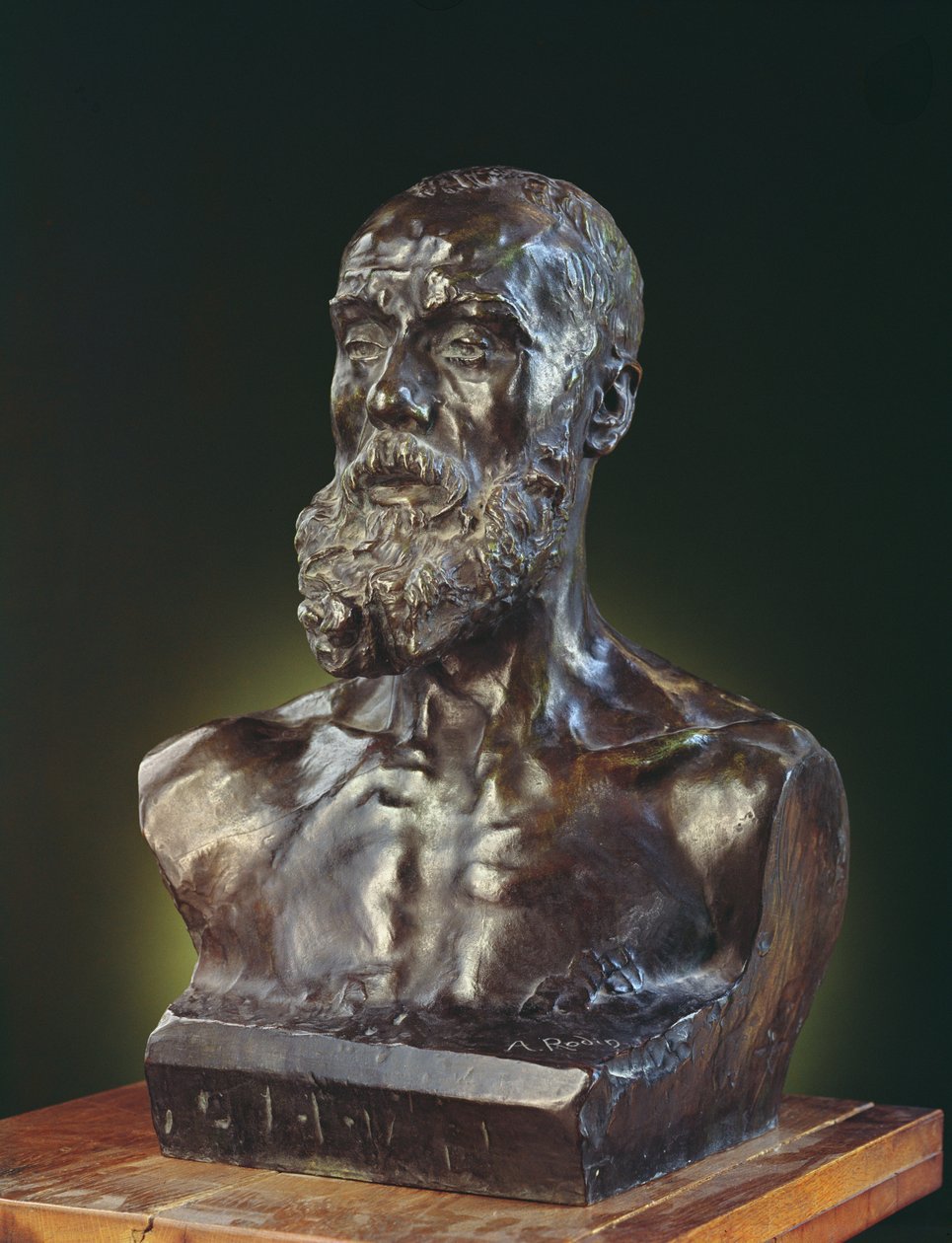 Jean-Paul Laurens, 1881 (bronz) alkotó: Auguste Rodin