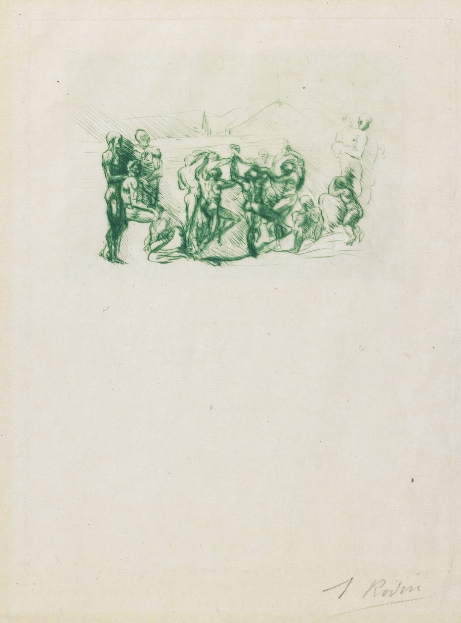 La Ronde, 1883-1884 körül alkotó: Auguste Rodin