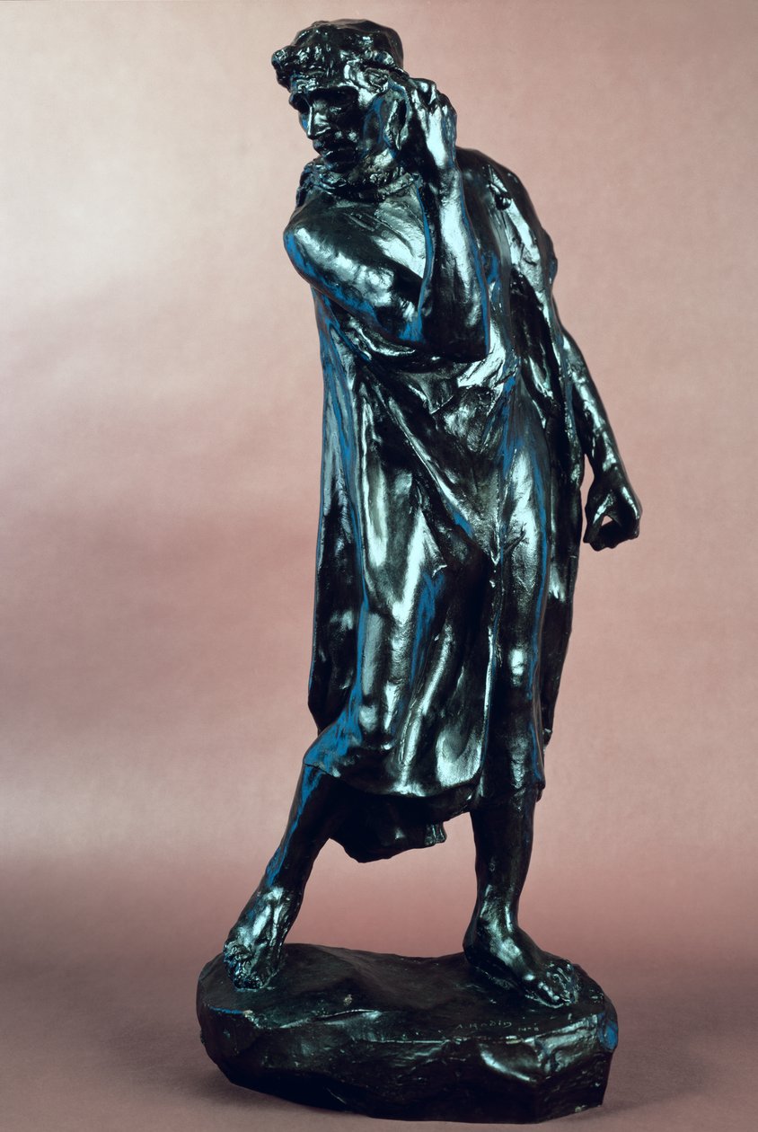 Tanulmány Pierre de Wissant számára, a calais-i polgárok, 1905-1910 körül (bronz) alkotó: Auguste Rodin