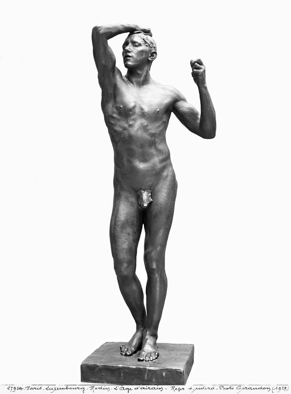 A bronzkorszak, 1877 után (bronz) (lásd még 279785-86) alkotó: Auguste Rodin
