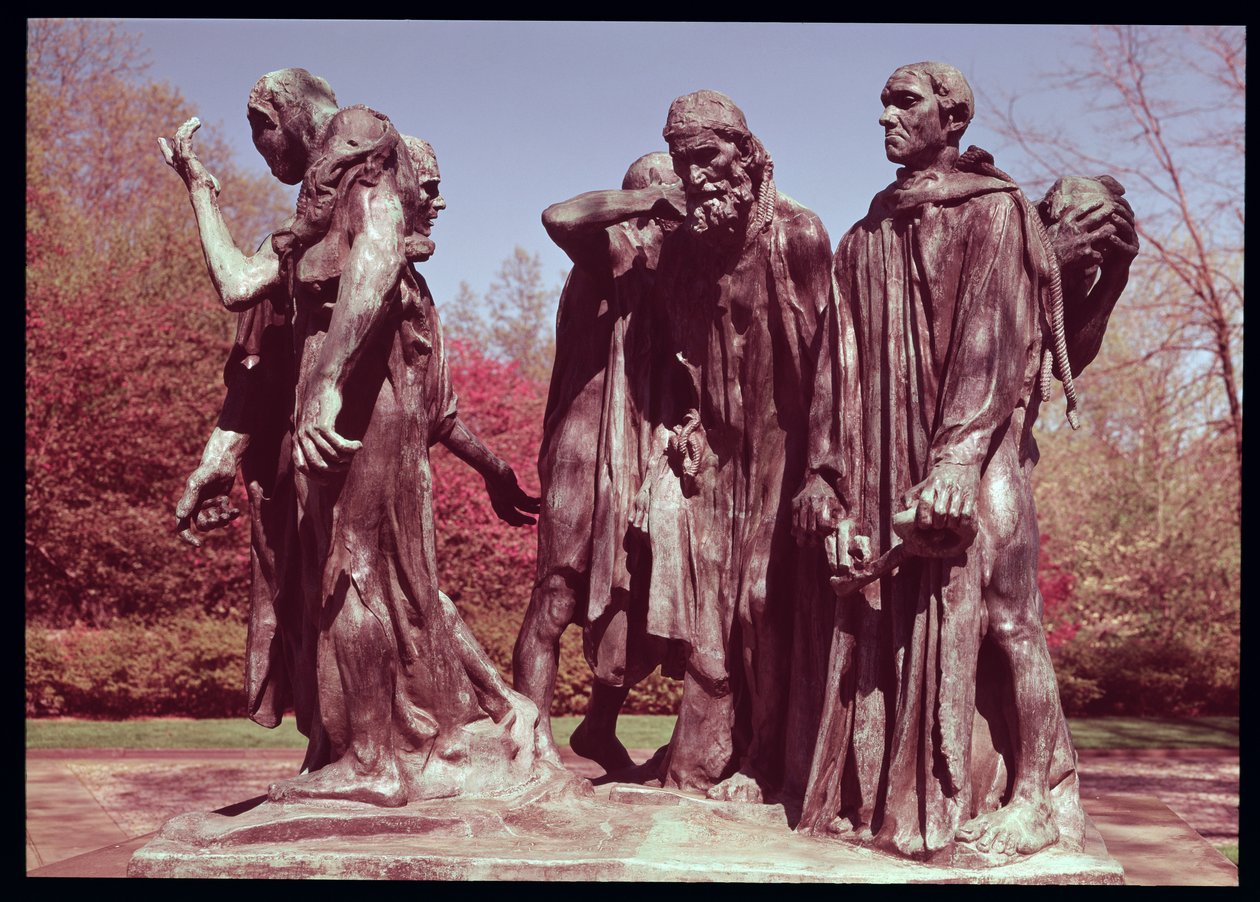 A calais-i polgárok (bronz) alkotó: Auguste Rodin