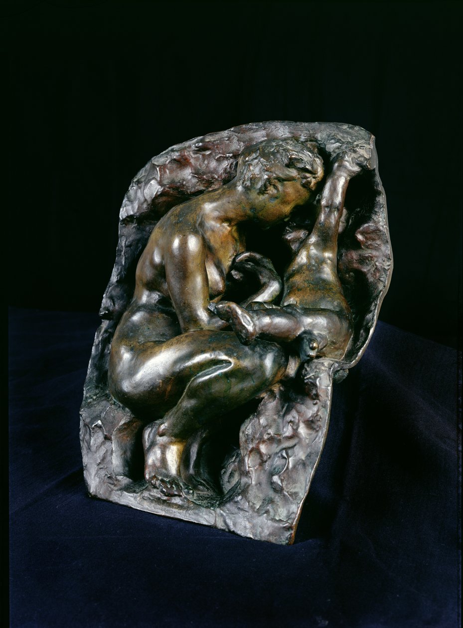 A barlang (bronz) alkotó: Auguste Rodin