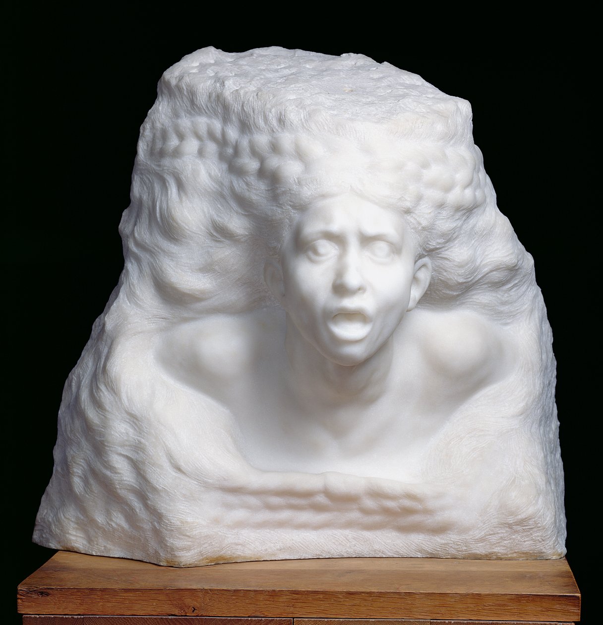 A vihar, 1886-1901 (márvány) alkotó: Auguste Rodin
