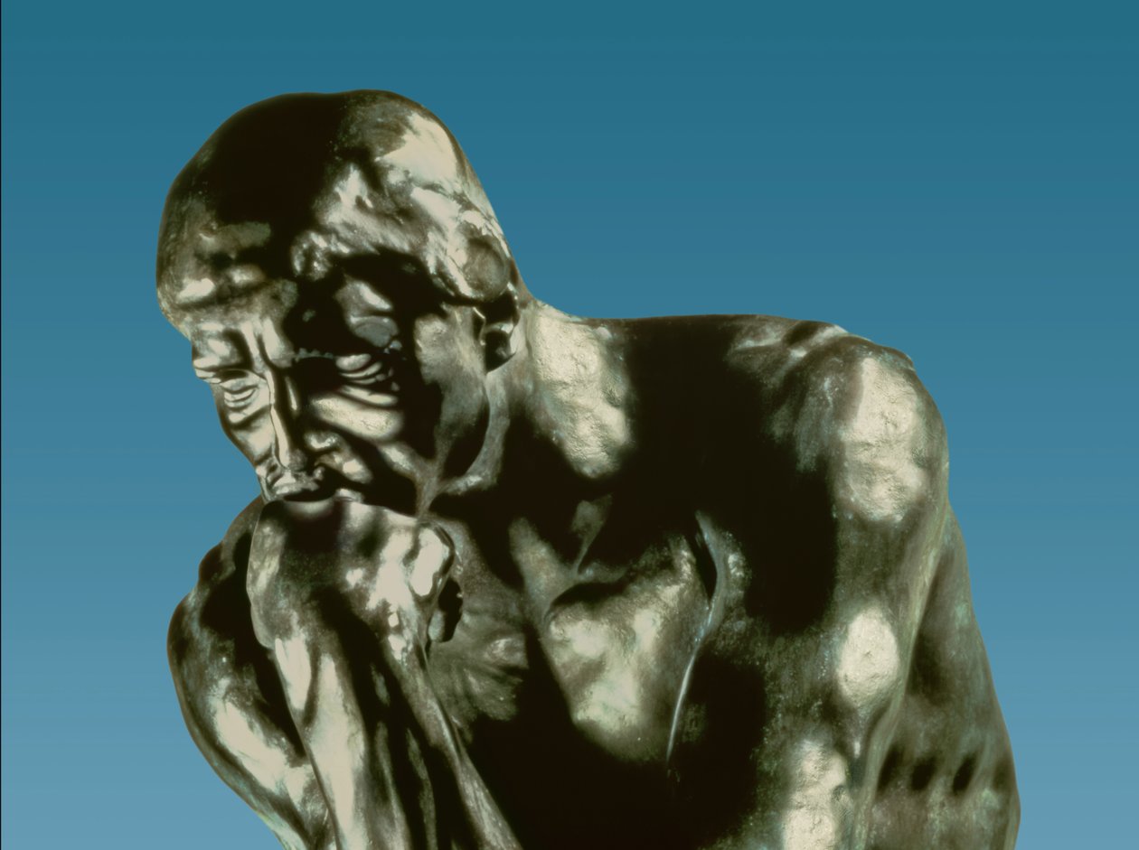 A gondolkodó, 1881 (bronz) (részlet) alkotó: Auguste Rodin
