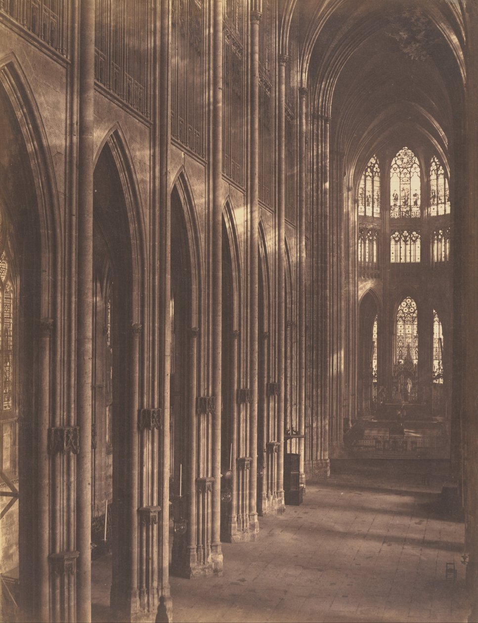 Rouen, a Saint-Ouen templom belseje alkotó: Auguste Rosalie Bisson