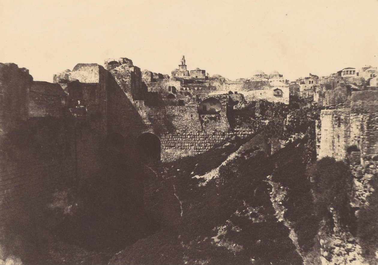 Jeruzsálem. A templom bekerítése. Problémás medence 1 alkotó: Auguste Salzmann