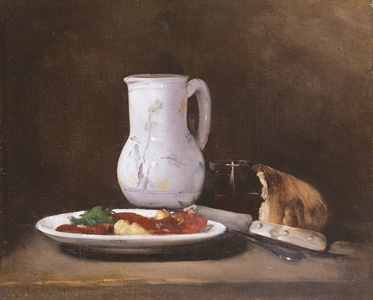 Csendélet, 1861 alkotó: Auguste Theodule Ribot