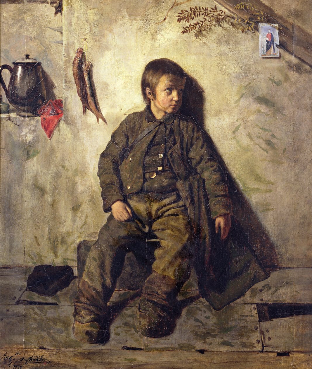 Egy kéményseprő Savoiából, 1832 alkotó: Auguste de Chatillon