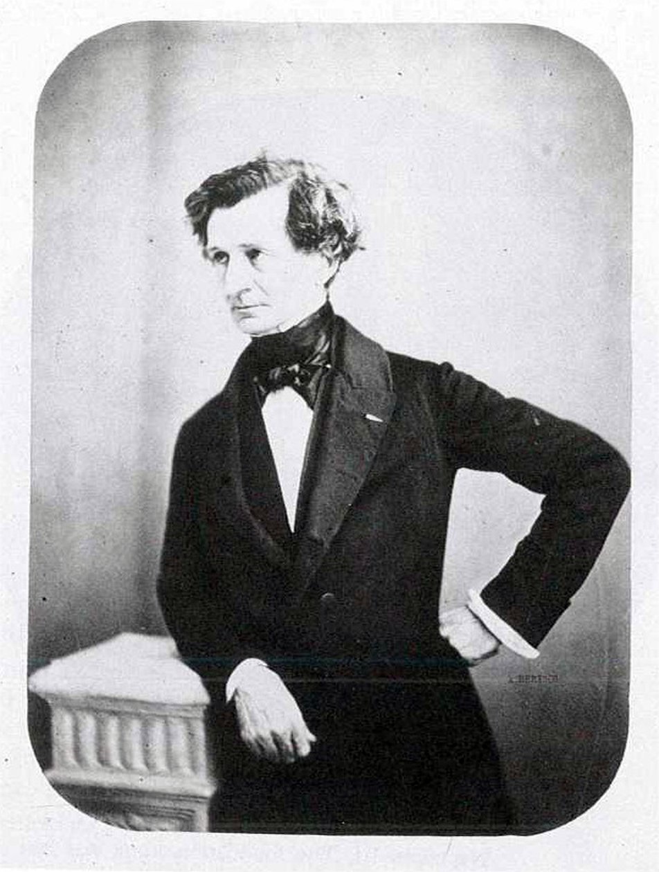 Hector Berlioz portréja, 1850 körül alkotó: Auguste Adolphe Bertsch