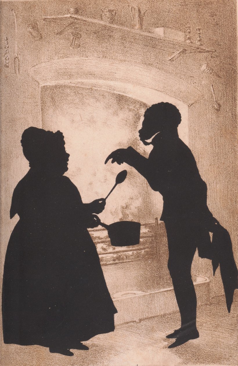 Értekezés a sziluett hasonlatokról, 1835. alkotó: Auguste Amant Constant Fidele Edouart