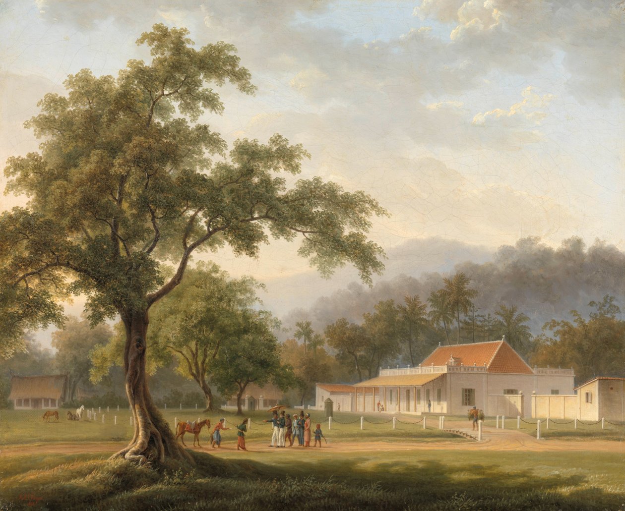 Banyuwangi asszisztens lakóháza, Kelet-Jáva (Kelet-Jáva) alkotó: Auguste Antoine Joseph Payen