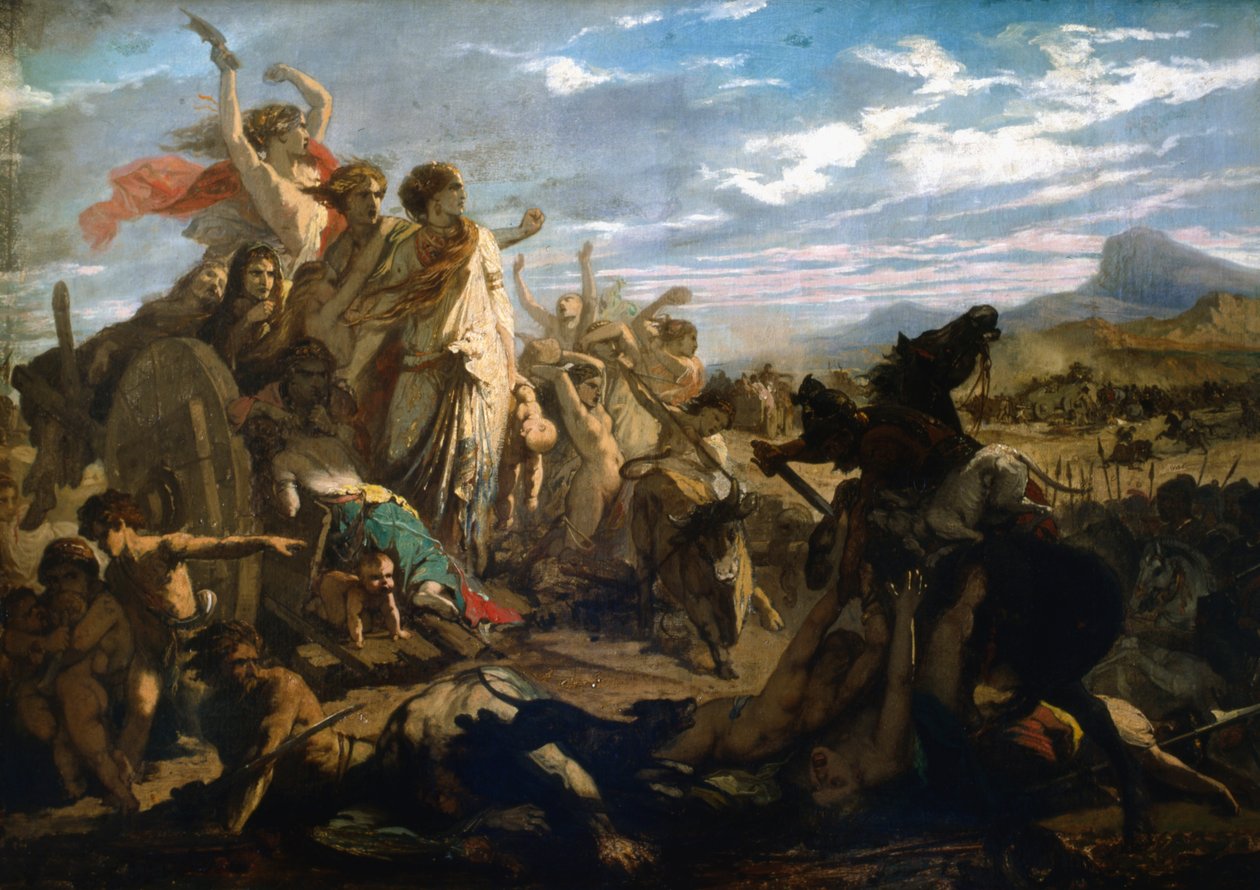 „Gallia nők”, 1827-1893 alkotó: Auguste Barthelemy Glaize