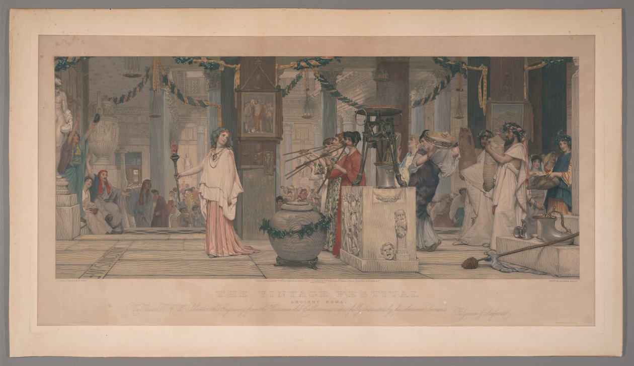 Szüreti Fesztivál: Ókori Róma alkotó: Auguste Blanchard