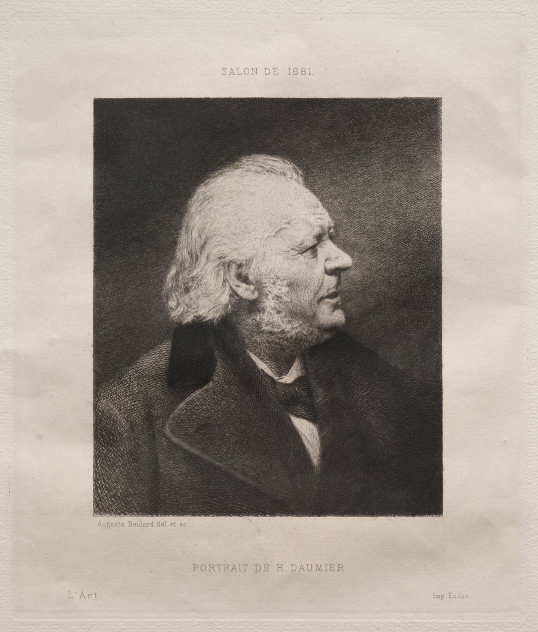 Honoré Daumier, 1881. alkotó: Auguste Boulard