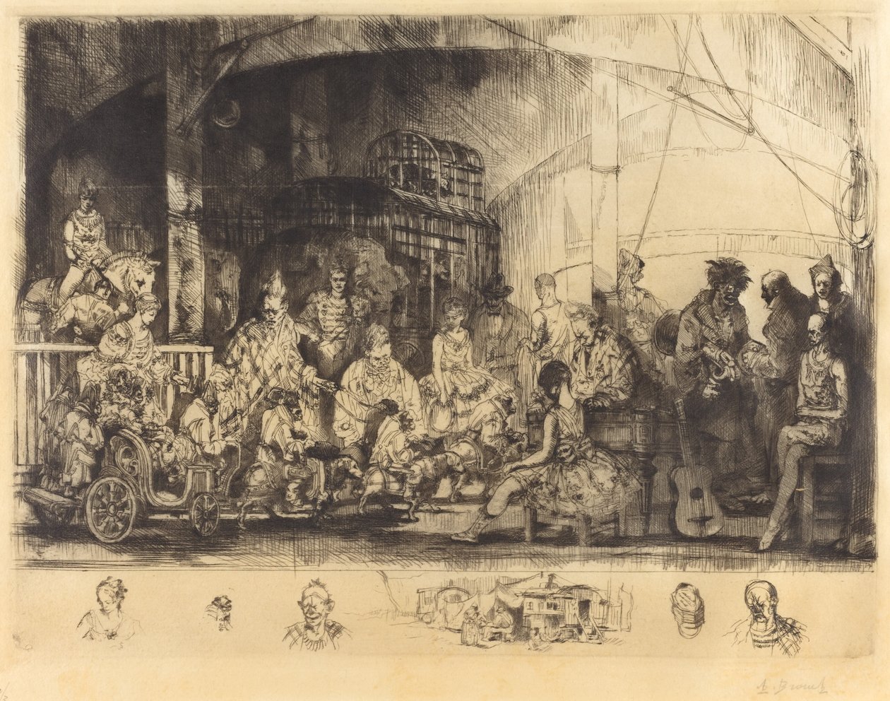 Frattelini Cirkusz alkotó: Auguste Brouet
