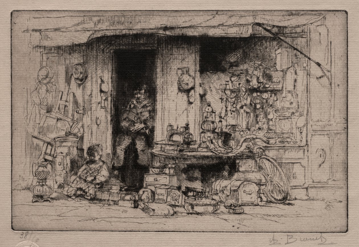 Az esélyek és végek osztója alkotó: Auguste Brouet