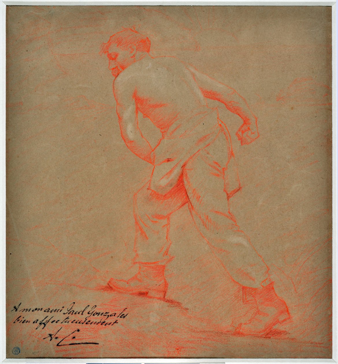Le magvető Auguste Carli rajza (1868-1930) alkotó: Auguste Carli