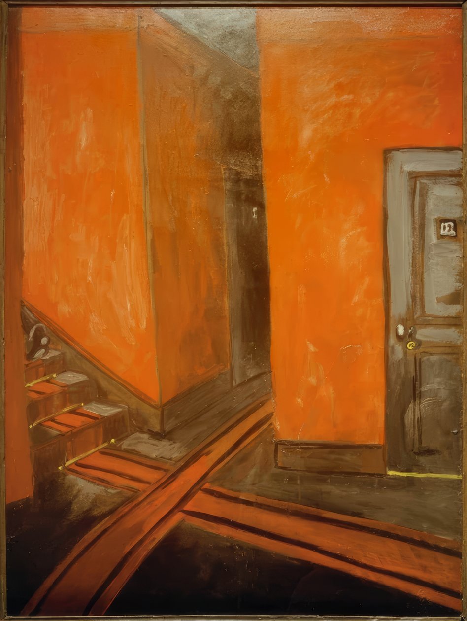 szállodai folyosó alkotó: Auguste Chabaud