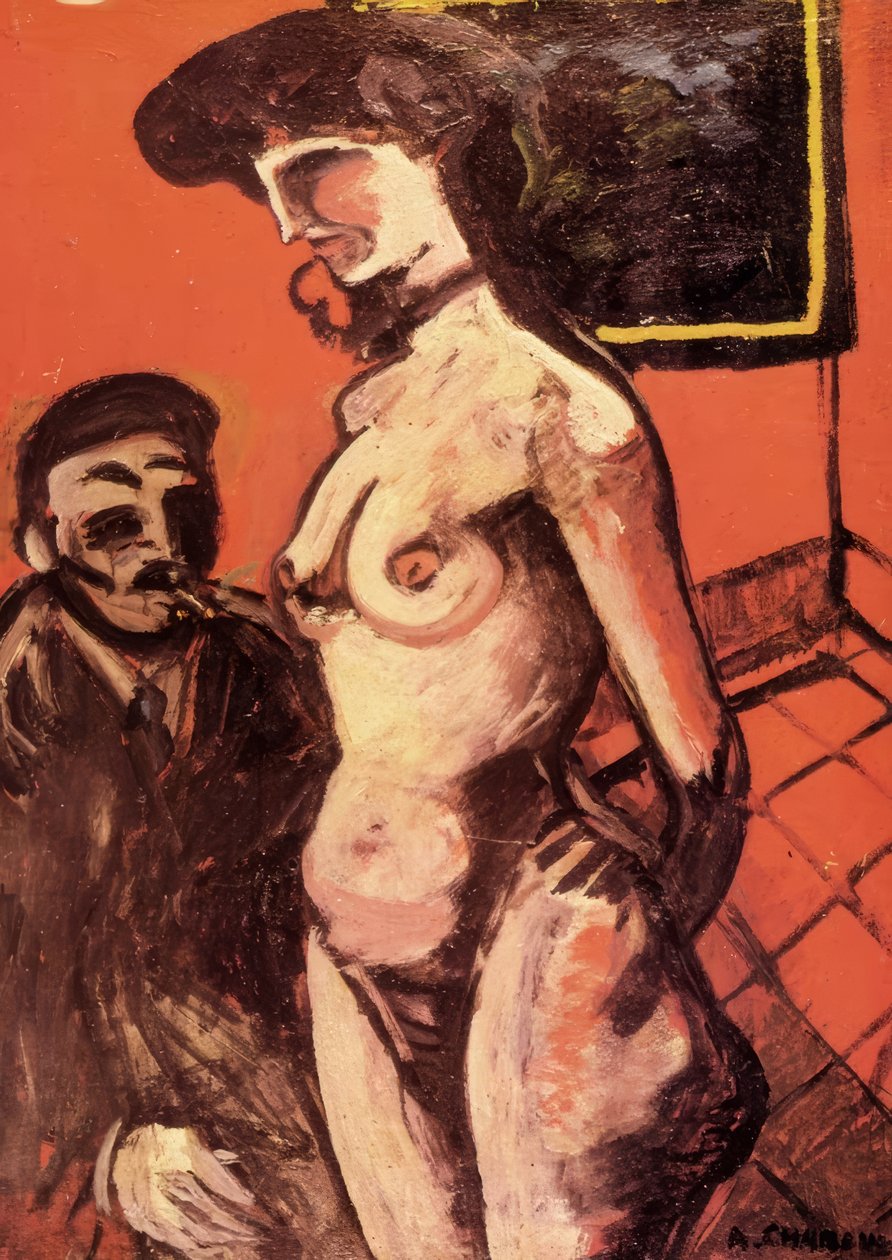 Prostituált ügyféllel alkotó: Auguste Chabaud