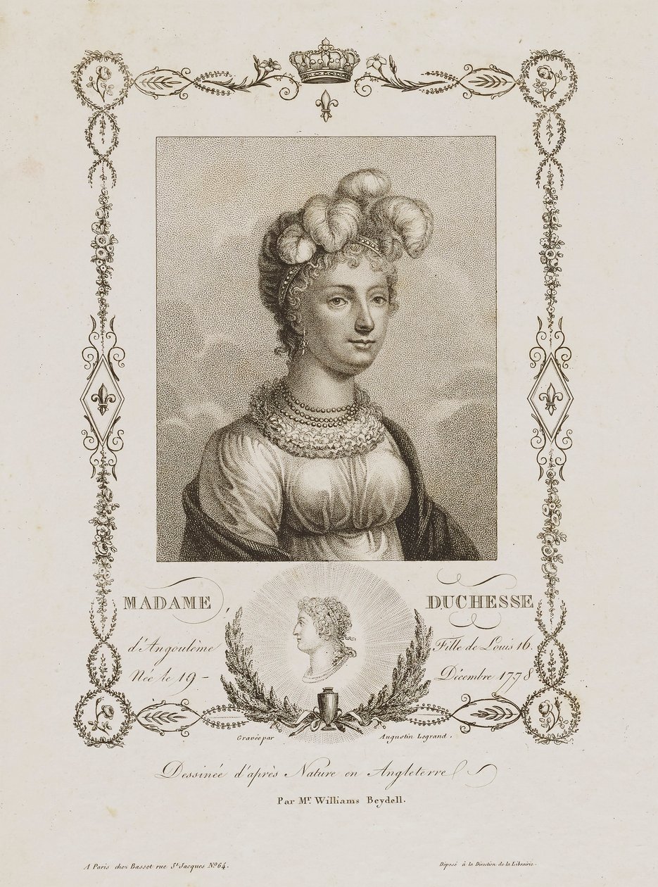 Madame Duchesse alkotó: Auguste Claude Simon Legrand