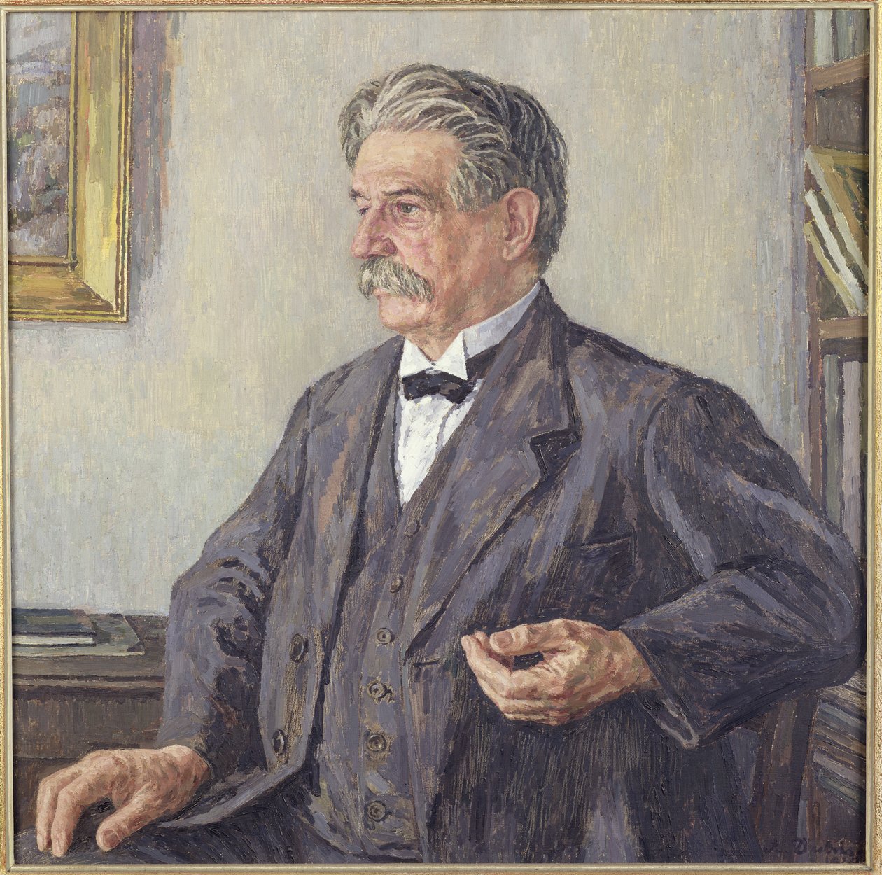 Dr. Albert Schweitzer (1875-1965) (olaj, vászon) alkotó: Auguste Dubois