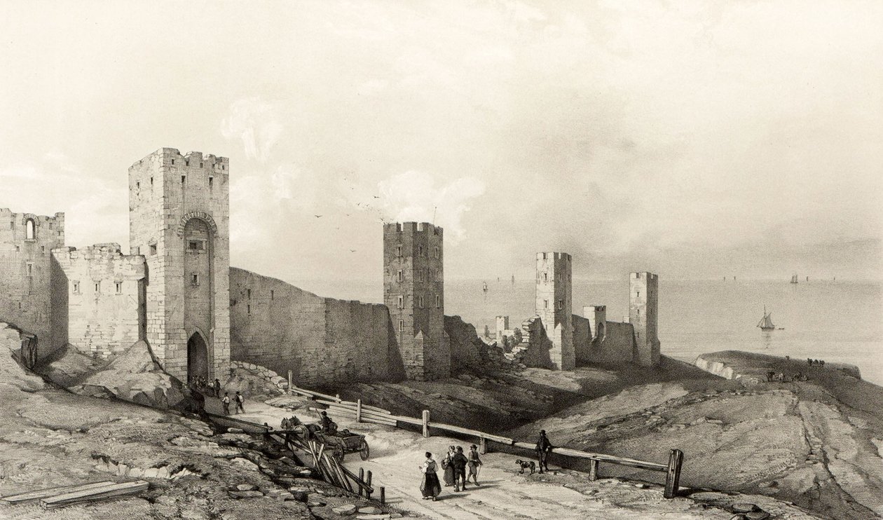 Wisby falai, Gothland-sziget alkotó: Auguste Etienne Francois Mayer