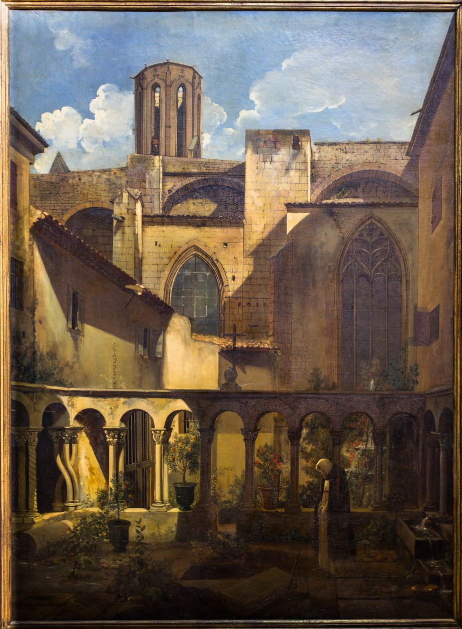 Aix-en-Provence-i Saint-Sauveur kolostor belső nézete alkotó: Auguste Forbin