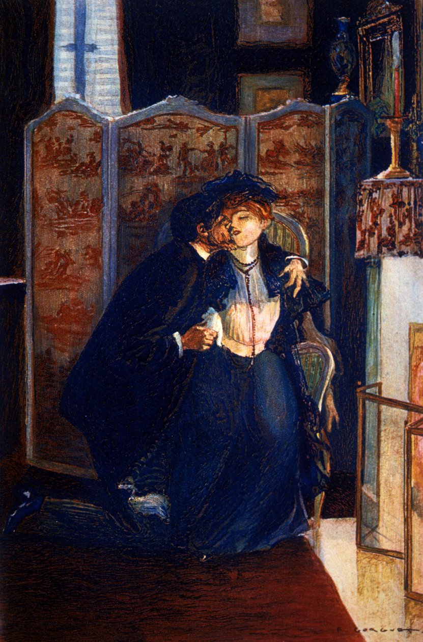 Anatole France vörös liliom (1844-1924) alkotó: Auguste Francois Gorguet
