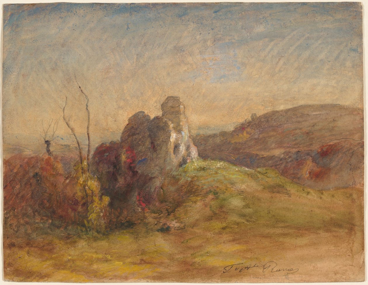 Táj, 1870-1884. alkotó: Auguste Francois Ravier