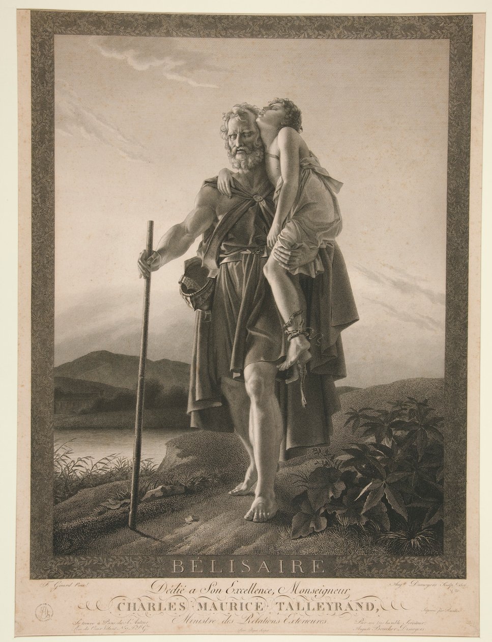 Belisarius alkotó: Auguste Gaspard Louis Desnoyers